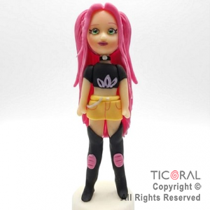 ADORNO GUERRARA K POP MIRA PORCELANA FRIA x 1
